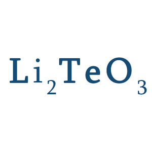 Tellurite di litio (Li2TeO3)-polvere
