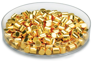 Granuli di metallo dorato (Au)